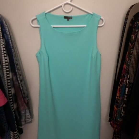 Judy P Seafoam Sleeve Tank Dress - Picture 1 of 3